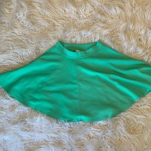 Mint green skater skirt